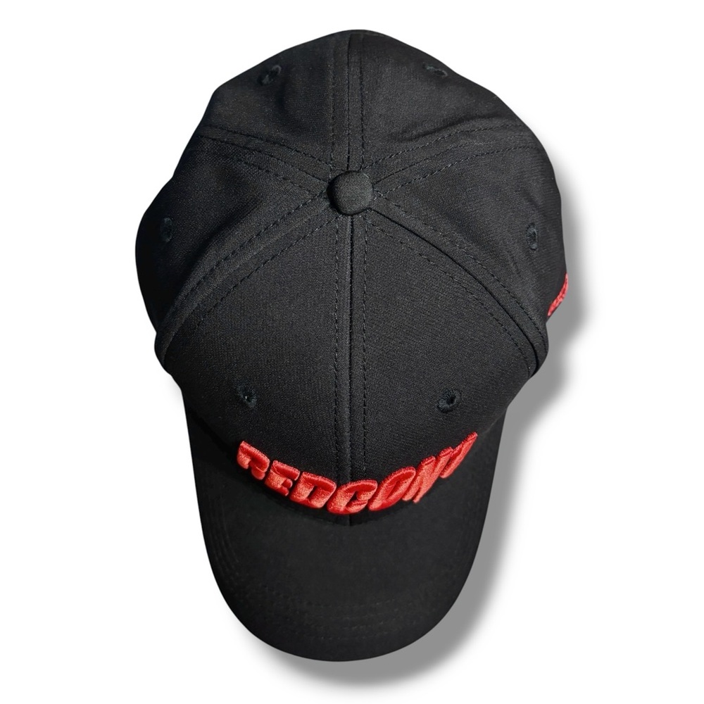 REDCON1 Black & Red 3D Puff Embroidered Snapback - Picture 6 of 7
